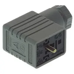 Valve connector, DIN shape B, 2 pole + PE, 250 V, 0.25-1.5 mm², 933399106
