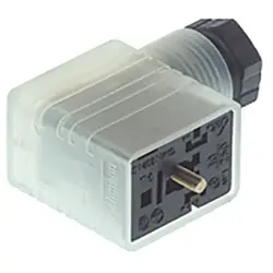 Valve connector, DIN shape B, 2 pole + PE, 30 V, 0.25-1.5 mm², 934460003