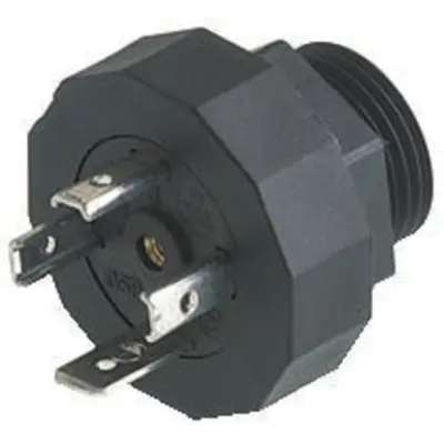 Valve panel plug, DIN shape A, 3 pole + PE, 400 V, 0.08-1.5 mm², 931297004 - 1