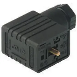 Valve connector, DIN shape B, 2 pole + PE, 250 V, 0.25-1.5 mm², 934457100