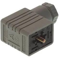 Valve connector, DIN shape B, 2 pole + PE, 250 V, 0.25-1.5 mm², 932977106