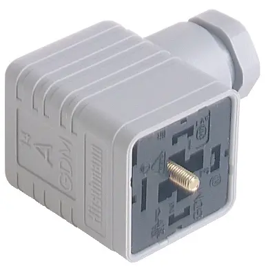 Valve connector, DIN shape A, 3 pole + PE, 230 V, 0.25-1.5 mm², 934395106 - 1