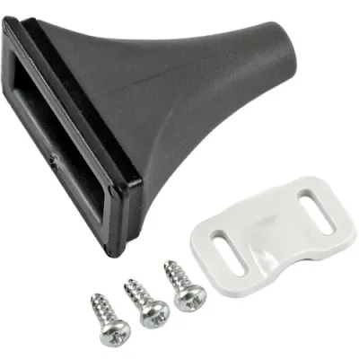 Cable gland, ABS/TPE, (L x W x H) 36 x 36 x 18 mm, black, for series 1552C, 1552CPGKITBK - 1
