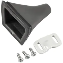 Cable gland, ABS/TPE, (L x W x H) 36 x 36 x 25 mm, black, for series 1552D, 1552DPGKITBK