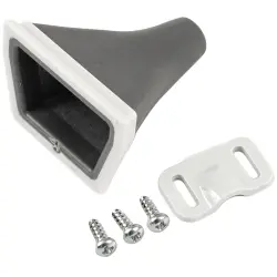 Cable gland, ABS/TPE, (L x W x H) 36 x 36 x 25 mm, gray, for series 1552D, 1552DPGKITGY