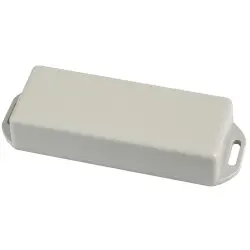 ABS miniature enclosure, (L x W x H) 100 x 40 x 20 mm, light gray (RAL 7035), IP54, 1551UFLGY