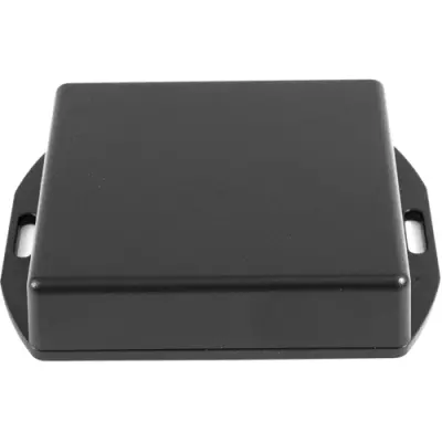ABS miniature enclosure, (L x W x H) 80 x 80 x 20 mm, black (RAL 9004), IP54, 1551XFLBK - 1