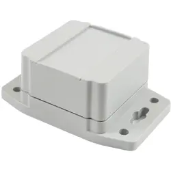 PC enclosure, (L x W x H) 65 x 65 x 42 mm, light gray (RAL 7035), IP68, 1555B2F22GY