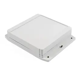 PC enclosure, (L x W x H) 160 x 160 x 38 mm, light gray (RAL 7035), IP68, 1555R2F17GY