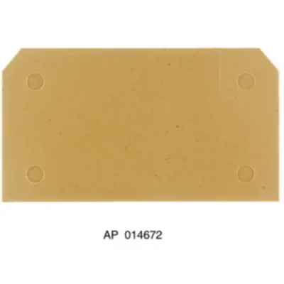 End plate for SAK series, 0146720000 - 1