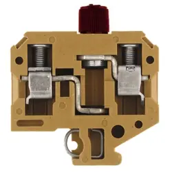 Fuse terminal block, 2 pole, 0.5-10 mm², 500 V, 10 A, 0211120000