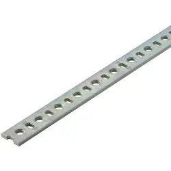 Busbar, 12 x 2 mm, length 1000 mm for connection terminal, 0280300000