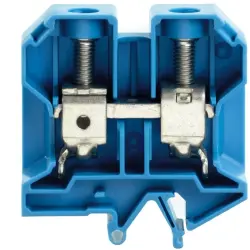 Through terminal block, screw connection, 2.5-35 mm², 2 pole, 125 A, 8 kV, blue, 0303580000