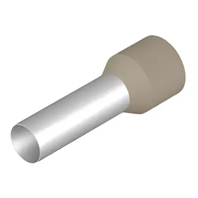 Insulated wire end ferrule, 35 mm², 39 mm/25 mm long, beige, 0317300000 - 1