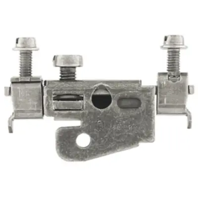 Protective conductor terminal, screw connection, 1.5-10 mm², 2 pole, 1200 A, yellow/green, 0323100000 - 1