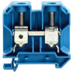 Through terminal block, screw connection, 2.5-35 mm², 2 pole, 125 A, 8 kV, blue, 0380780000