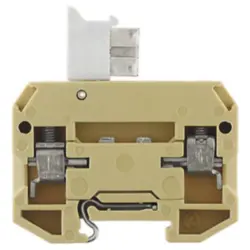 Disconnect/test-disconnect terminal block, screw connection, 0.5-4.0 mm², 10 A, 6 kV, beige, 0412760000