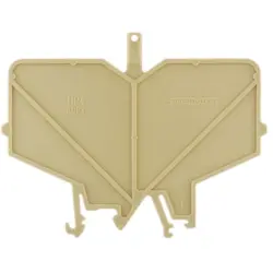 End/Intermediate plate for terminal block, 0485660000