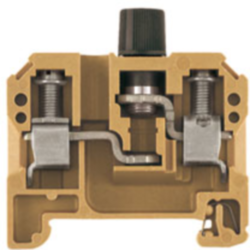Fuse terminal block, 2 pole, 0.5-10 mm², 500 V, 10 A, 0501620000