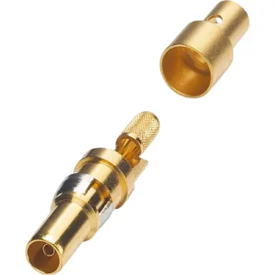 Pin contact, solder connection, gold-plated, 2748690000 - 1