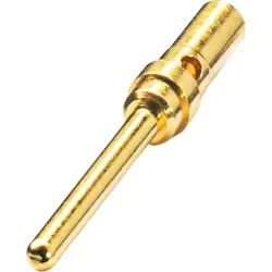 Pin contact, 0.08-0.12 mm², AWG 28-24, crimp connection, gold-plated, 2748710000