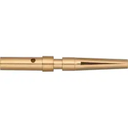 Receptacle, 0.75-1.0 mm², AWG 18, crimp connection, gold-plated, 2565930000