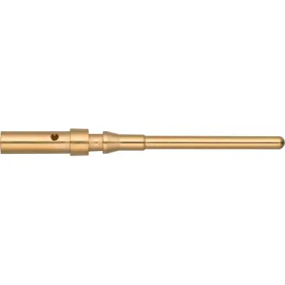 Pin contact, 0.75-1.0 mm², AWG 18, crimp connection, gold-plated, 2565920000 - 1