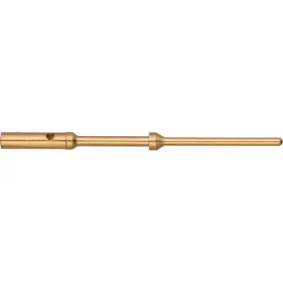 Pin contact, 0.34 mm², AWG 22, crimp connection, gold-plated, 2565960000 - 1