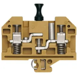 Disconnect/test-disconnect terminal block, screw connection, 1.5-10 mm², 41 A, 6 kV, yellow, 0623320000