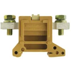 Through terminal block, screw connection, 10-16 mm², 1 pole, 192 A, 8 kV, yellow, 0636620000