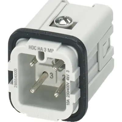 Contact insert, male, plug - 1