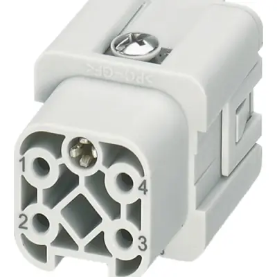 Contact insert, female, socket - 1