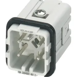Contact insert, male, plug