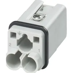 Contact insert, male, plug