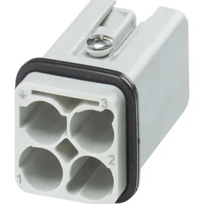 Contact insert, male, plug - 1