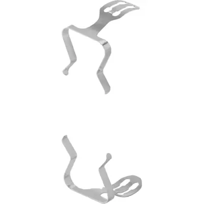 Fastening clips, 15.1 mm for heavy duty connectors, 1989290000 - 1