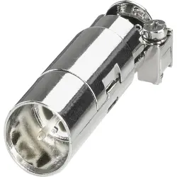 Contact module, male, plug