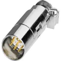 Contact module, male, plug
