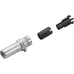 Contact module, male, plug
