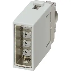 Contact module, male, plug