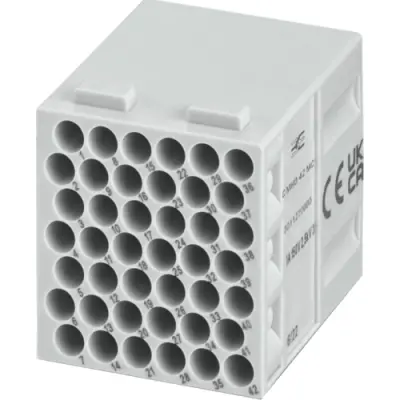 Contact insert, male, plug - 1