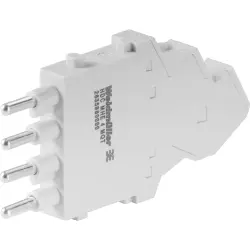 Contact module, male, plug