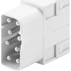 Contact module, male, plug