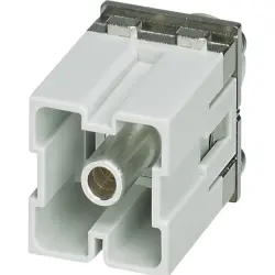 Contact module, male, plug