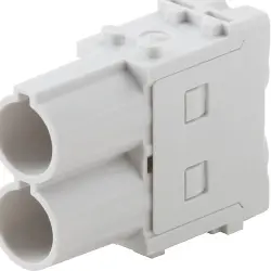 Contact module, male, plug