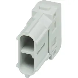 Contact insert, male, plug
