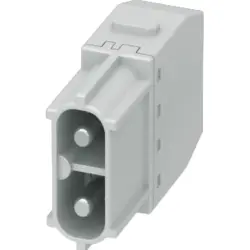 Contact insert, male, plug