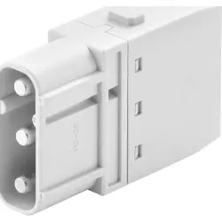 Contact insert, male, plug