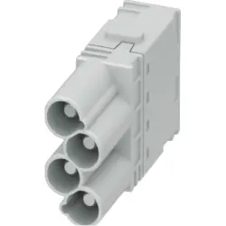 Contact insert, male, plug