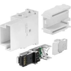 Contact module, male, plug
